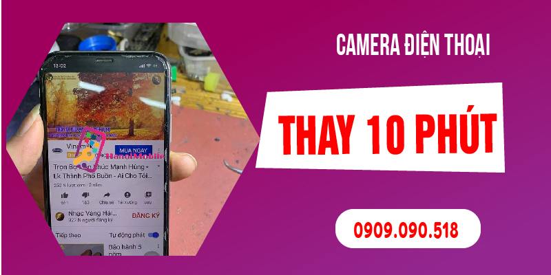 Hình 2: Camera của bạn bị mờ nhòe , Hanoimobile thay hết 10-15 phút tại chỗ